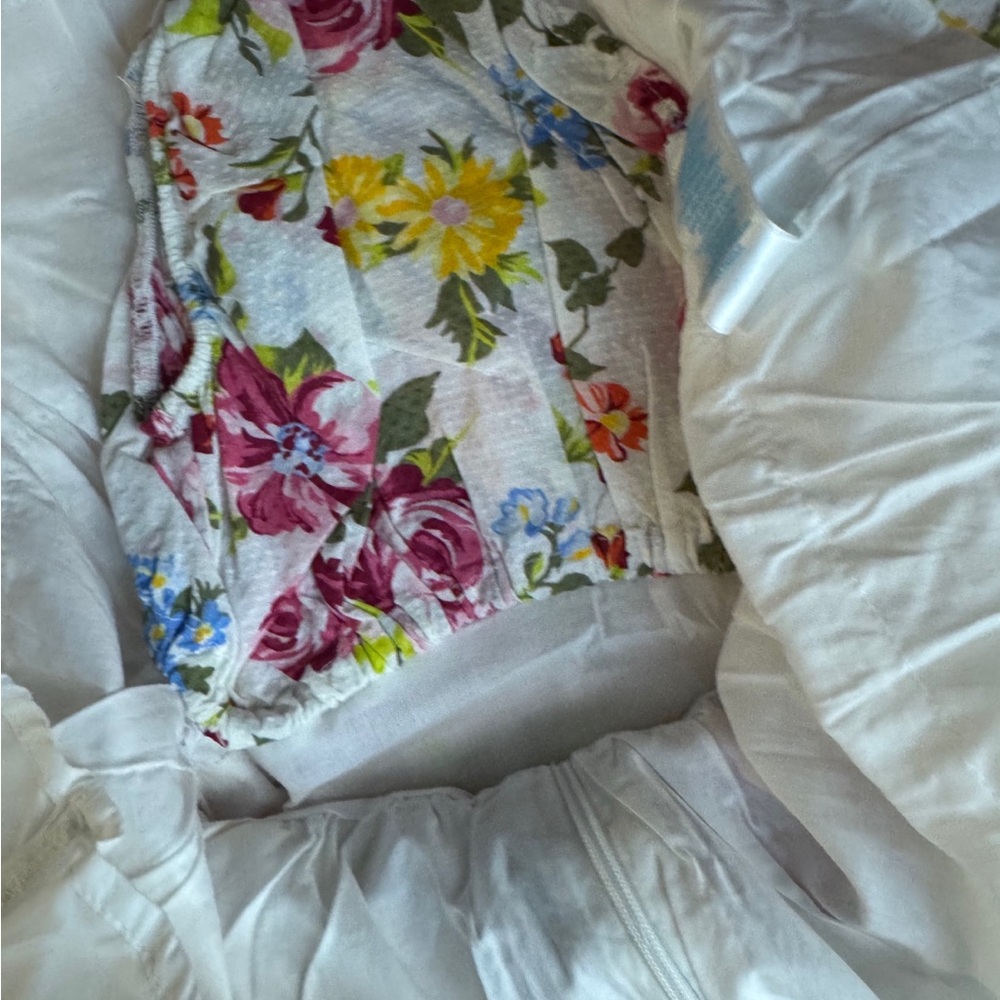 Children’s Place Floral Kids Dress with Pink Accents. NWT. Size  0/3 Months - Picture 6 of 7
